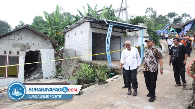 Bencana Tanah Gerak Di Jombang Pemkab Siapkan Lahan Untuk Relokasi