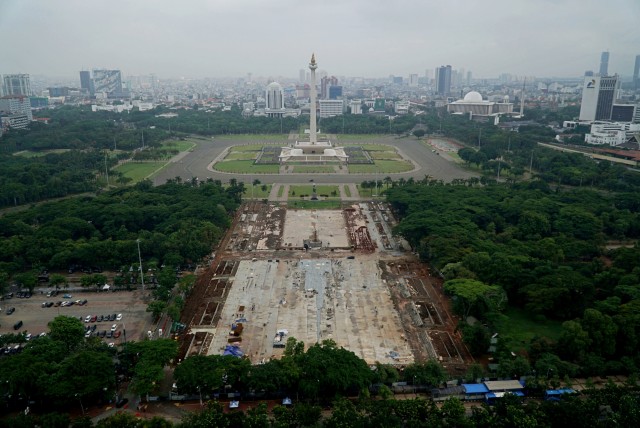 Pemprov DKI Revitalisasi Tahap 1 Kawasan Monas Capai Rp 100 Miliar