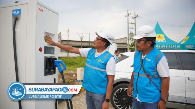 Mudahkan Pengguna Kendaraan Listrik, PLN Tambah SPKLU Di Rest Area Di Jatim