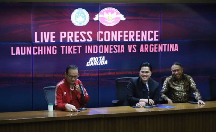 PSSI Targetkan Penjualan Tiket Rp 260 Miliar Jelang Laga Argentina vs Indonesia
