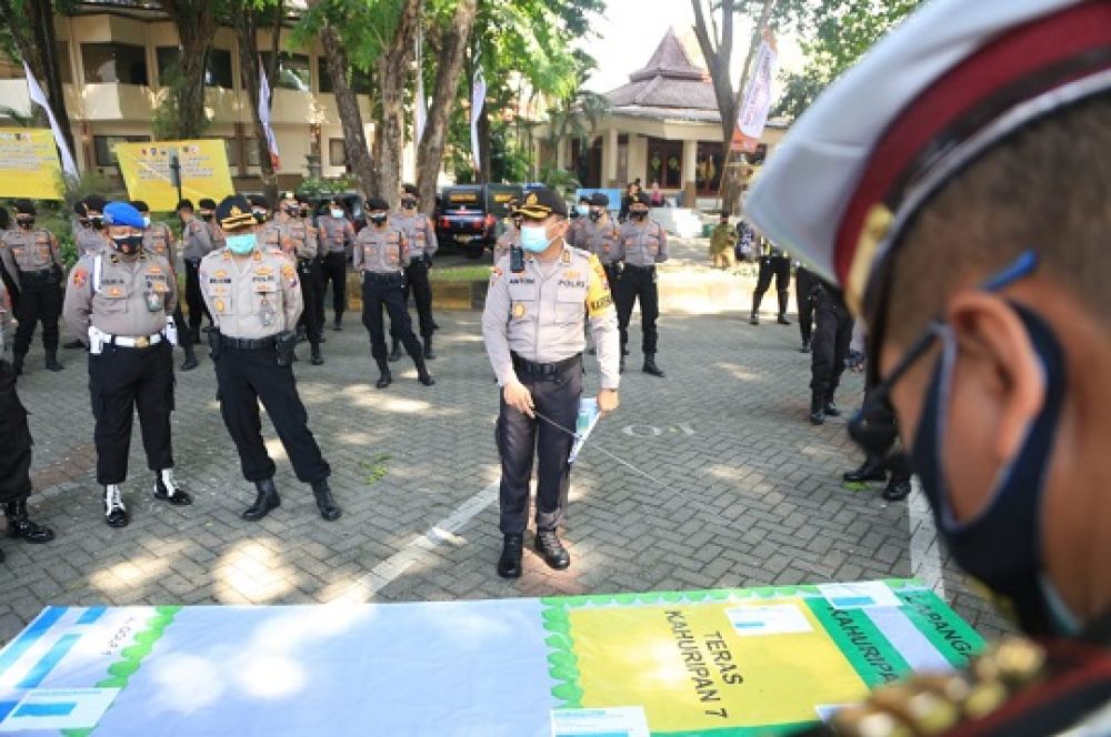 350 Polisi Diturunkan Amankan Pengundian Nomor Urut Paslon
