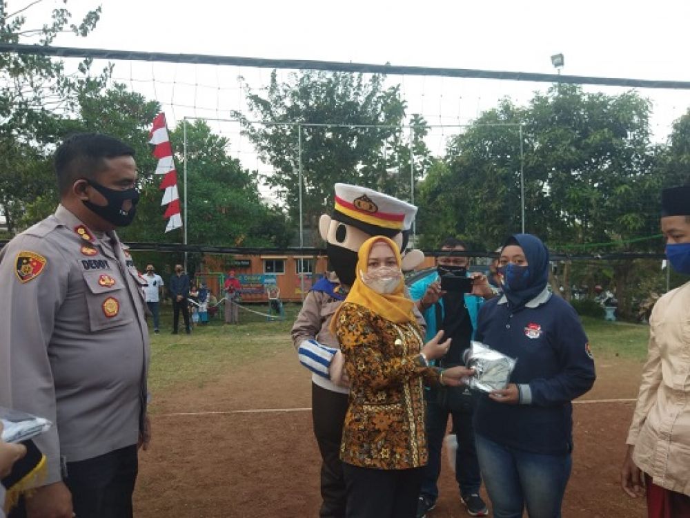 Launching Jatim Bermasker, Wali Kota Mojokerto Siapkan Ribuan Masker