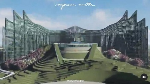 Desain Istana Ibu Kota Negara di Kalimantan Timur Telah disetujui Jokowi