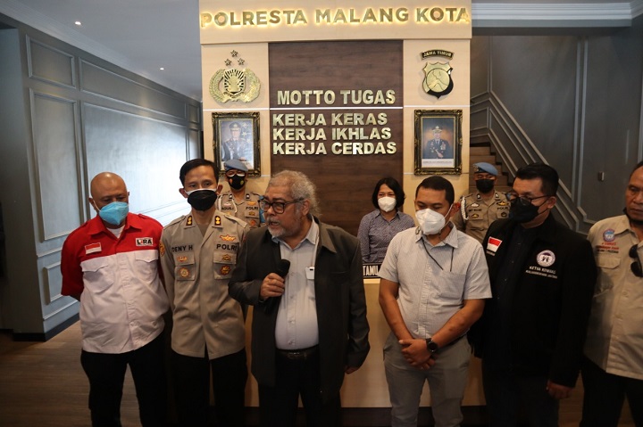 Berikan Apresiasi dan Dukungan, Ketua Komnas PA Kunjungi Polresta Malang Kota