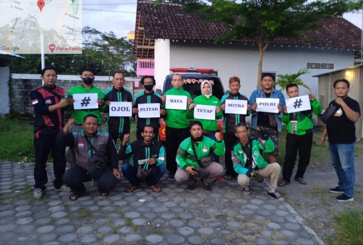 Perkumpulan Pengemudi Online, Berikan Dukungan Terhadap Kinerja Kepolisian Republik Indonesia