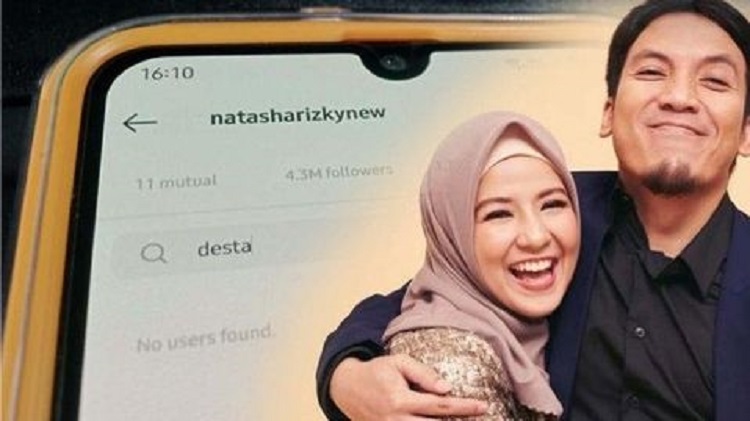 Natasha Rizky dan Desta Saling Unfollow Akun Instagram, Diduga Sedang Bersitegang