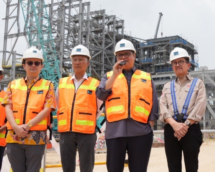 Menko Perekonomian Apresiasi Progres Konstruksi Smelter Manyar Freeport Sesuai Target