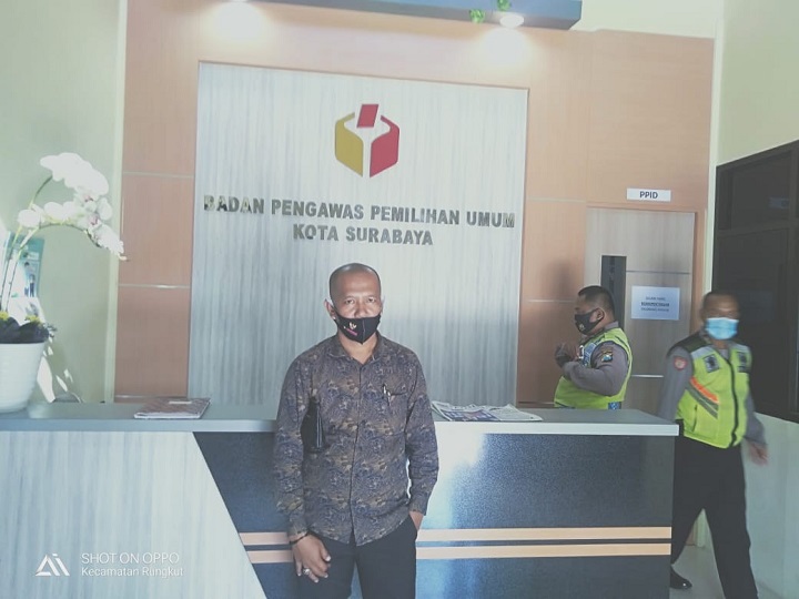 Plt Kepala DKRTH dan Armuji Dilaporkan ke Bawaslu Surabaya