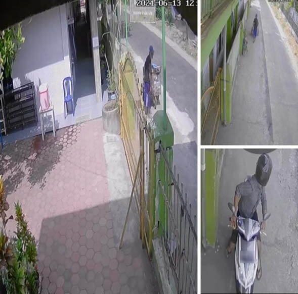 Kakek Pemulung di Blitar jadi Korban Jambret, Aksinya Terekam CCTV