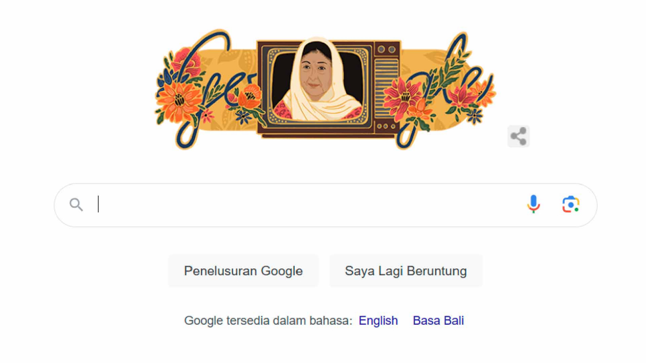Sosok Siti Aminah Cendrakasih ‘Mak Nyak’ Si Doel Anak Jalanan yang Tampil di Google Doodle
