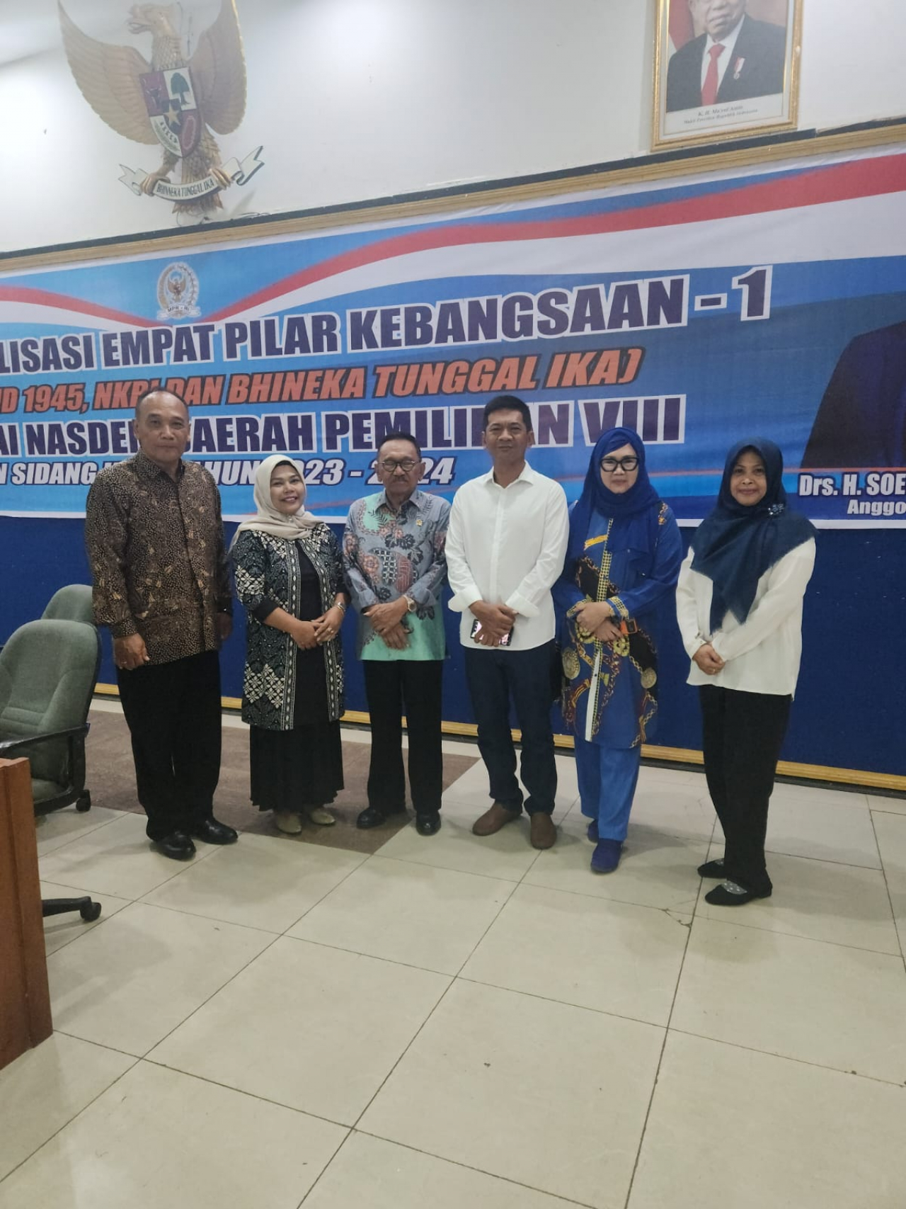 Anggota DPR RI Fraksi Nasdem H Soehartono Sosialisasi 4 Pilar Kebangsaan