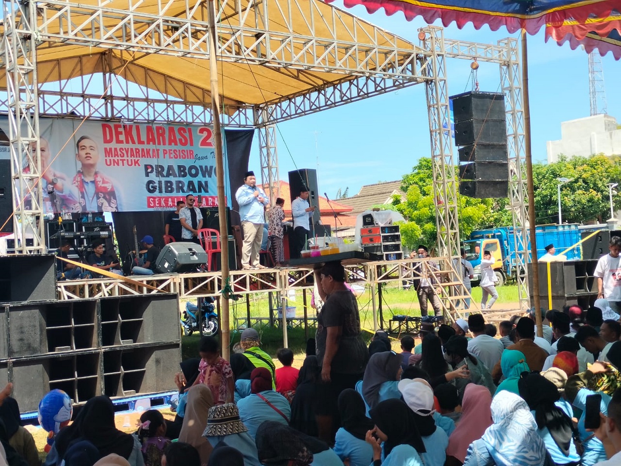 Masyarakat Pesisir Bangkalan Optimis Prabowo-Gibran Menang Satu Putaran