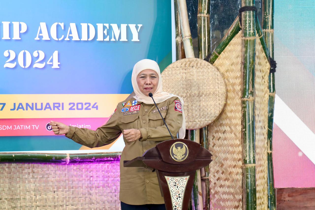 Khofifah Ajak Kepala OPD Jatim Ikuti Pelatihan Disaster Leadership Academy 2024