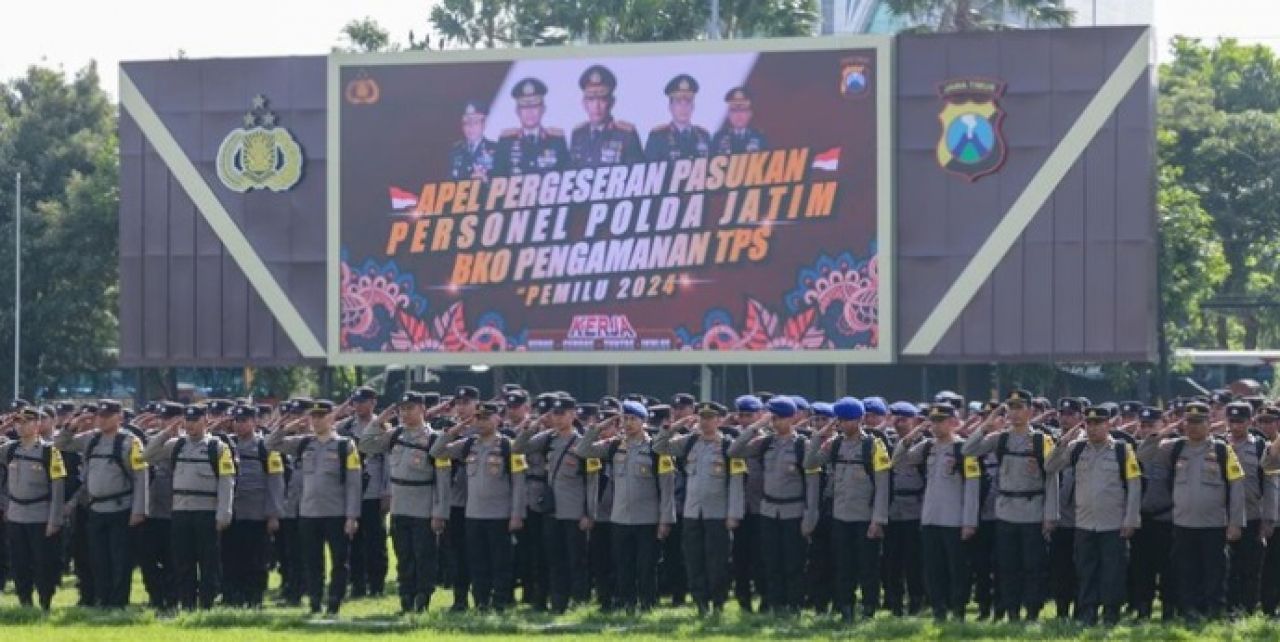 Polda Jatim Terjunkan Ribuan Anggota di Daerah Rawan Pemilu