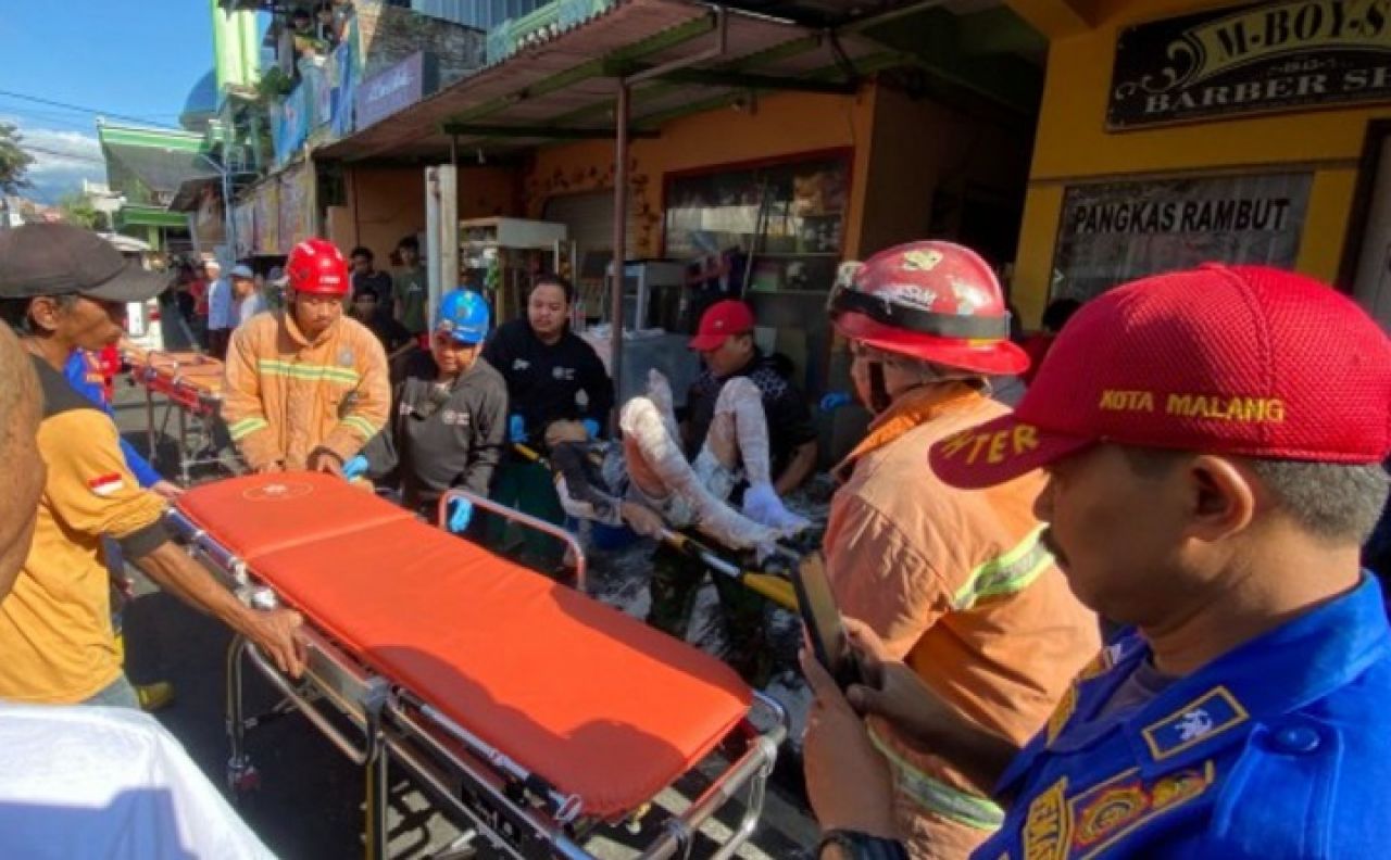 LPG Bocor, Warung Makan di Malang Terbakar, 6 Orang Luka-luka