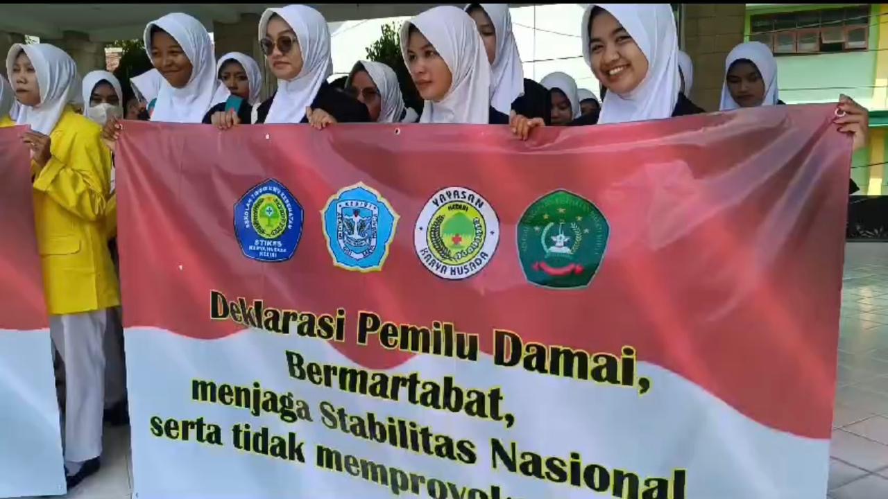 Pernyataan Sikap Civitas Akademi Sejumlah Kampus Kesehatan Kabupaten Kediri Soal Pemilu Damai
