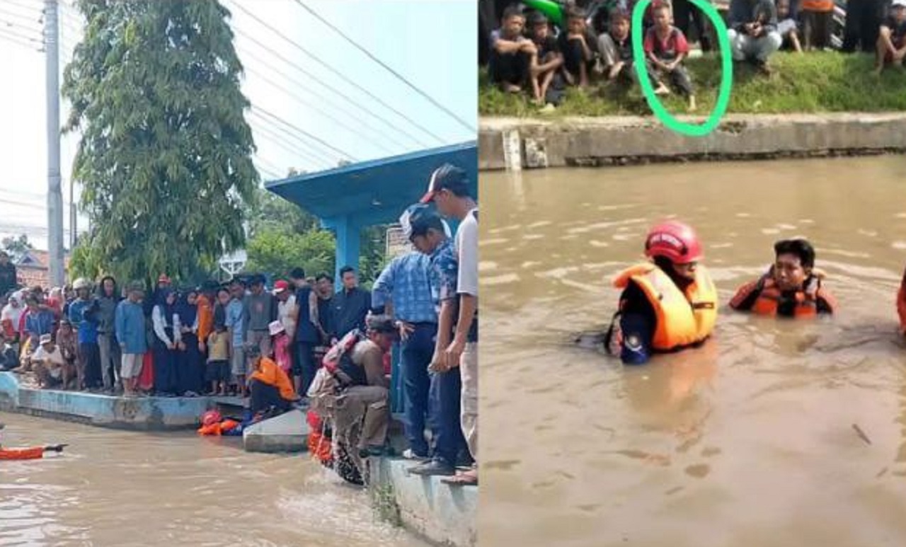 Tim SAR Kena 'Prank' Dua Bocah di Brebes, Dikira Tenggelam, Malah Jadi Penonton di Pinggir Sungai