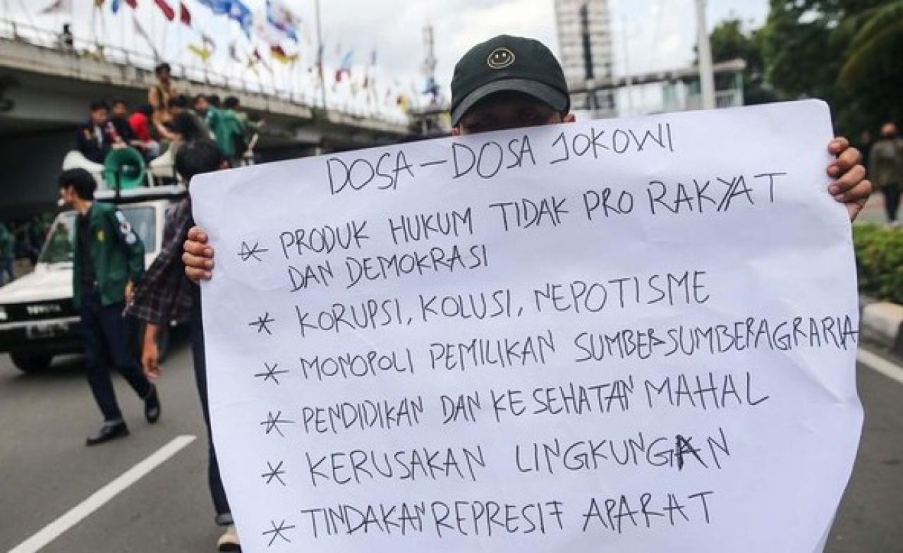 Tadi, BEM SI Desak Jokowi Hentikan Kesewenang-wenangan
