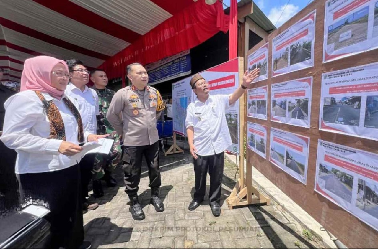 Pemkab Pasuruan Tuntaskan Rekonstruksi Pembangunan Jalan, Dongkrak Perekonomian Masyarakat