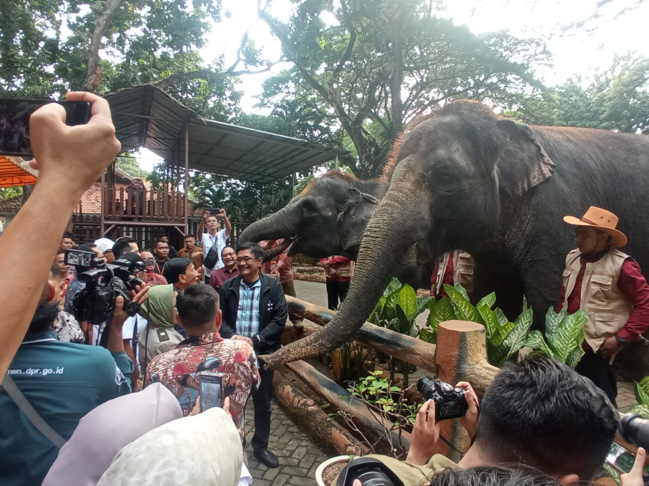 Jelajahi Kebun Binatang Surabaya, Anggota DPR RI Djarot Saiful Hidayat Beri Nilai B