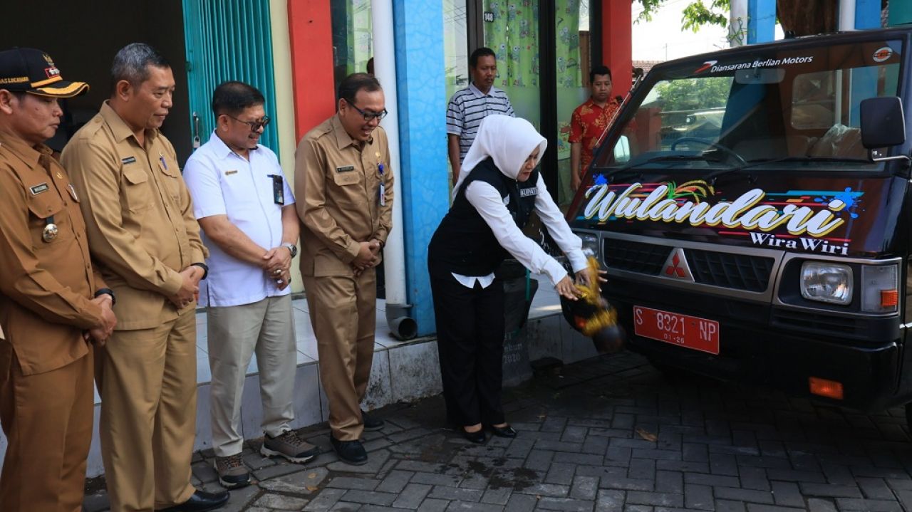 Bupati Mojokerto Kembali Launching 'Wulandari' di Pasar Kedungmaling