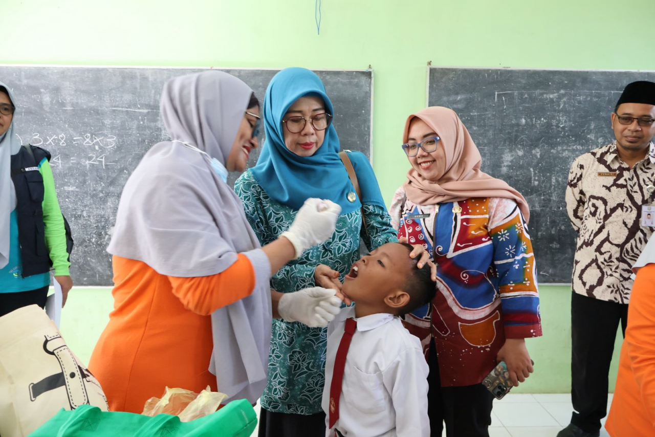 Pj Gubernur Adhy: Terima Kasih Kesadaran para Orang Tua Peduli Imunisasi Anak