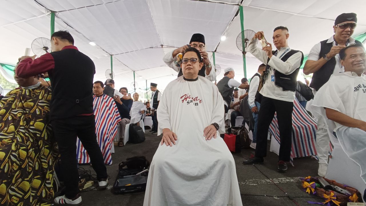 Festival Ramadhan Genzi, Pj Gubernur Adhy Karyono Ramaikan Potong Rambut Gratis