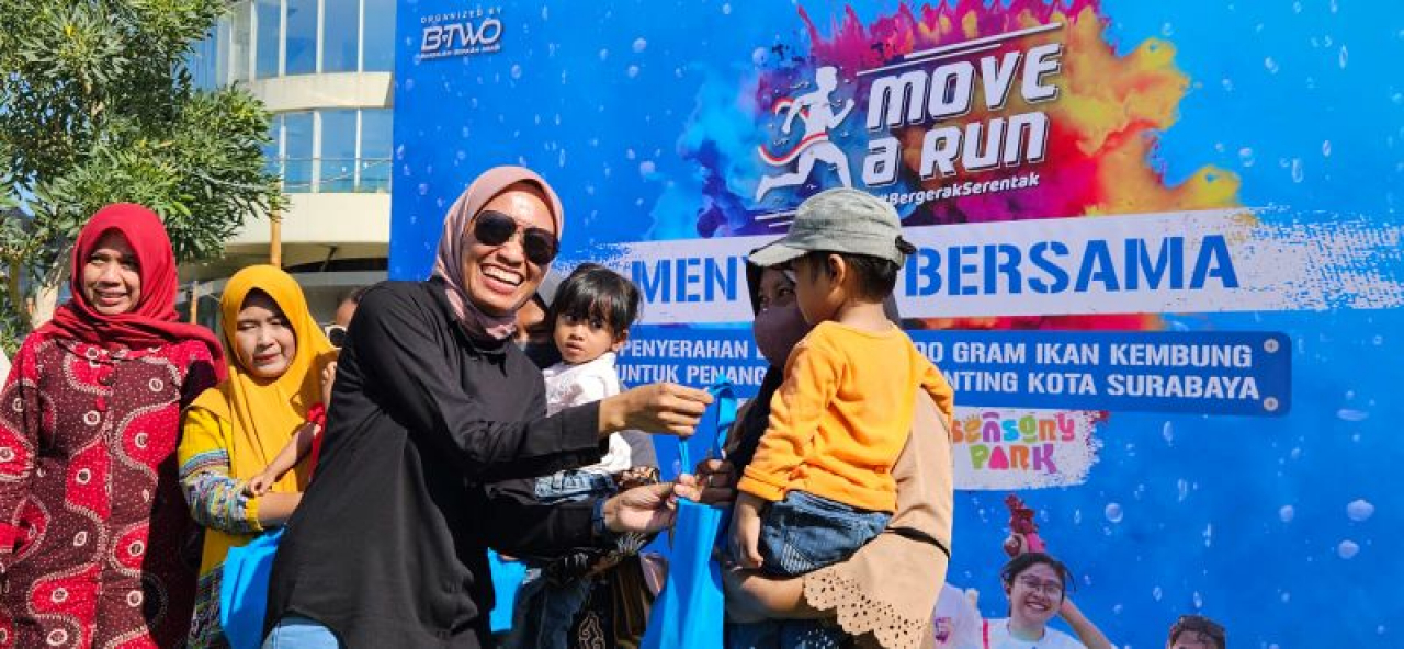 Move A Run Bergerak Serentak dalam Penanggulangan Stunting Pada Anak di Kota Surabaya