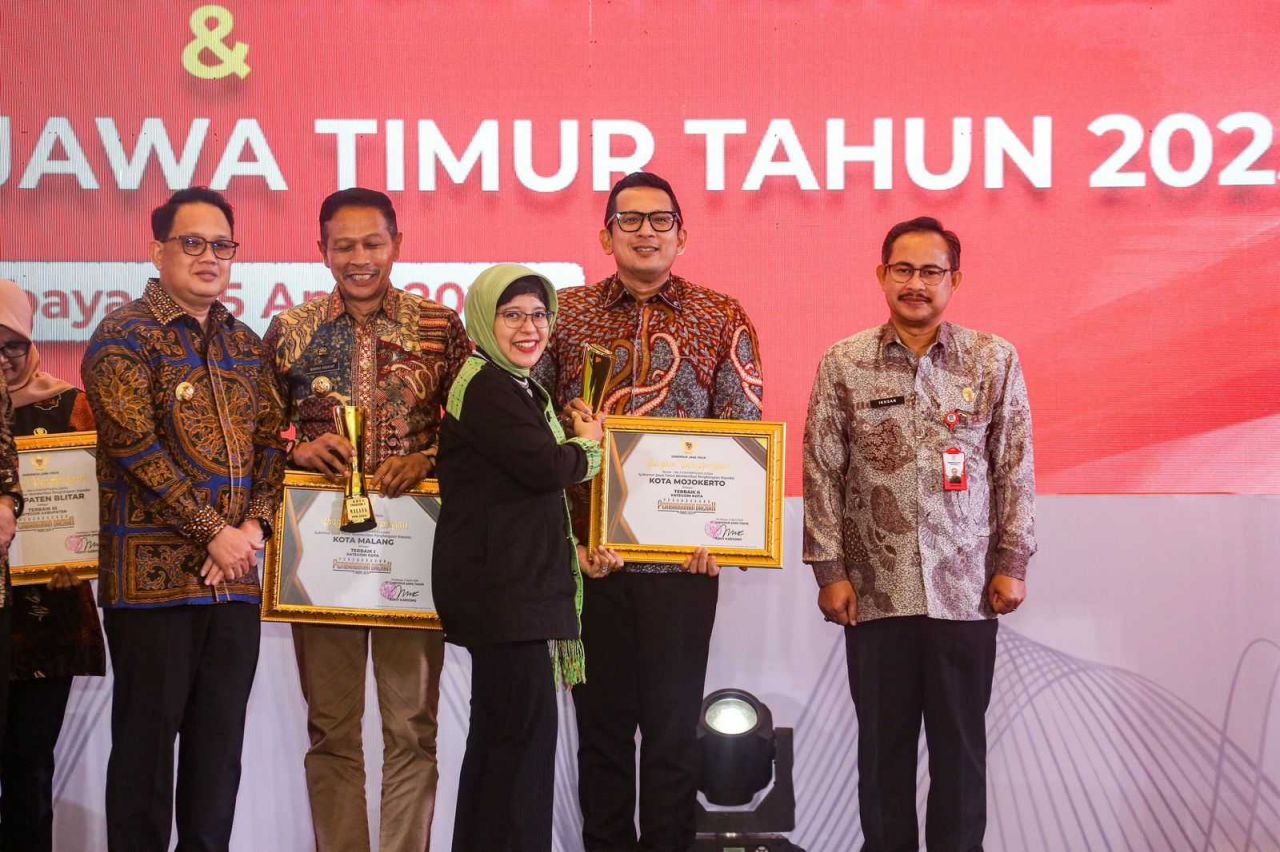 Ungguli Surabaya, Kota Mojokerto Sabet Juara II Penghargaan Pembangunan Daerah Tingkat Jatim