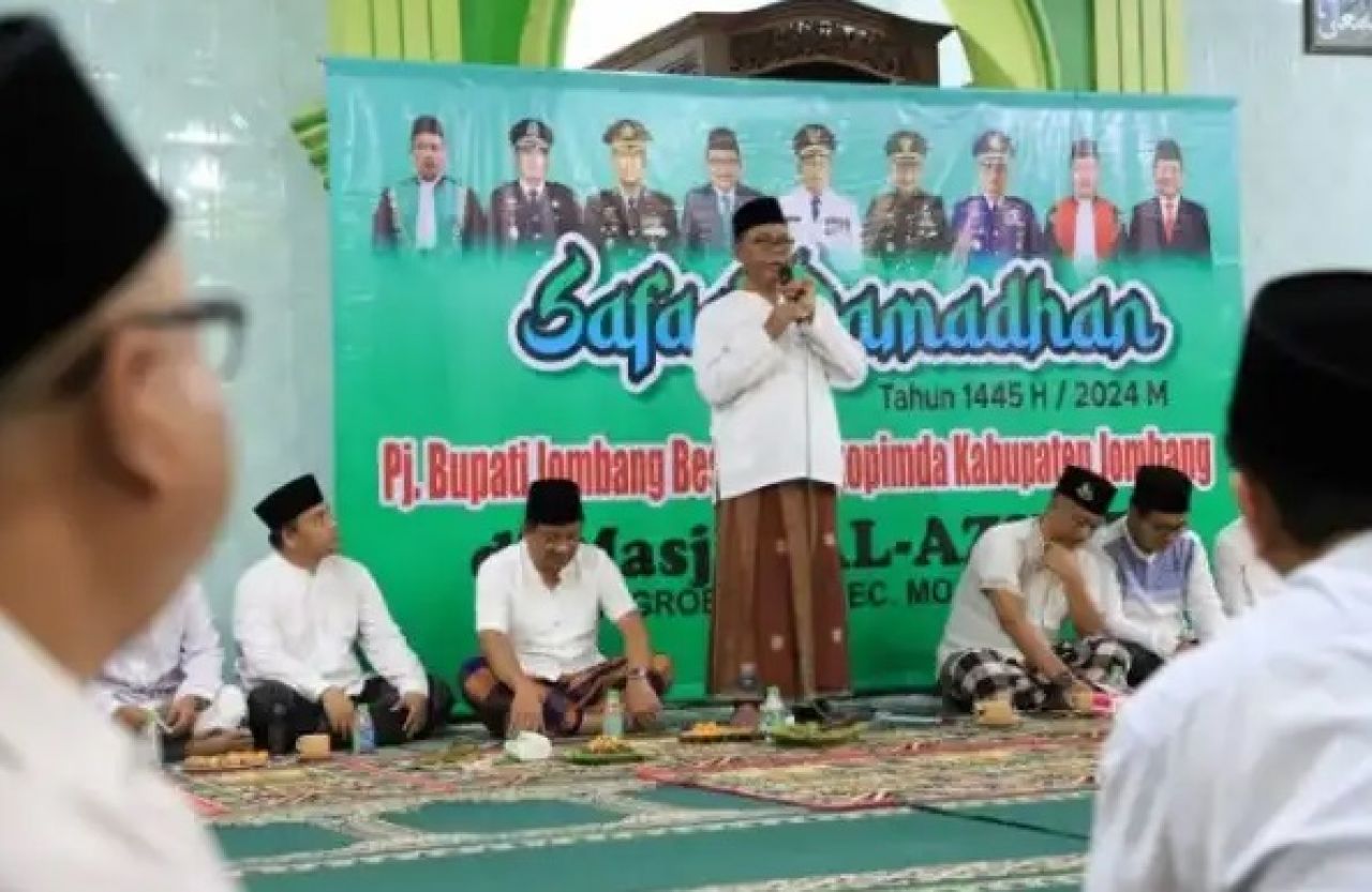 Pj Bupati Jombang Sosialisasi Program Kerja Lewat Safari Ramadhan