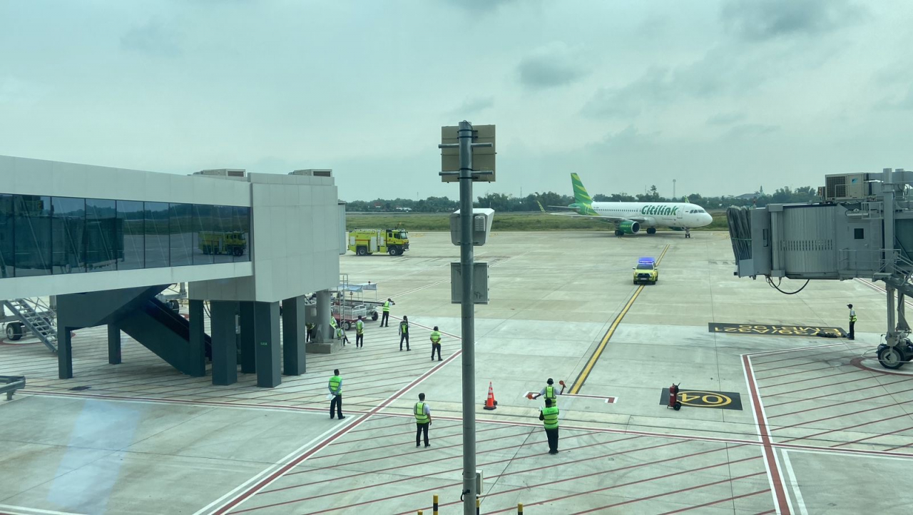 Bandara Dhoho Kediri Resmi Beroperasi, Citilink Bawa 177 Penumpang