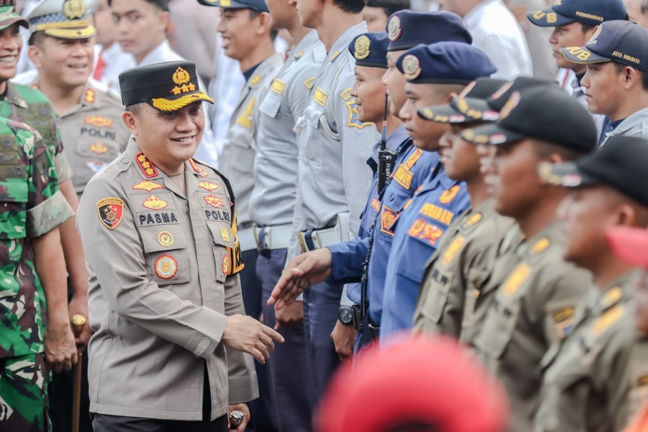 Polrestabes Surabaya Siapkan 155.165 Personel