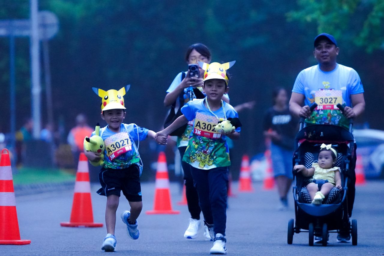 Pokemon Run 2024 Ramaikan kota di Surabaya