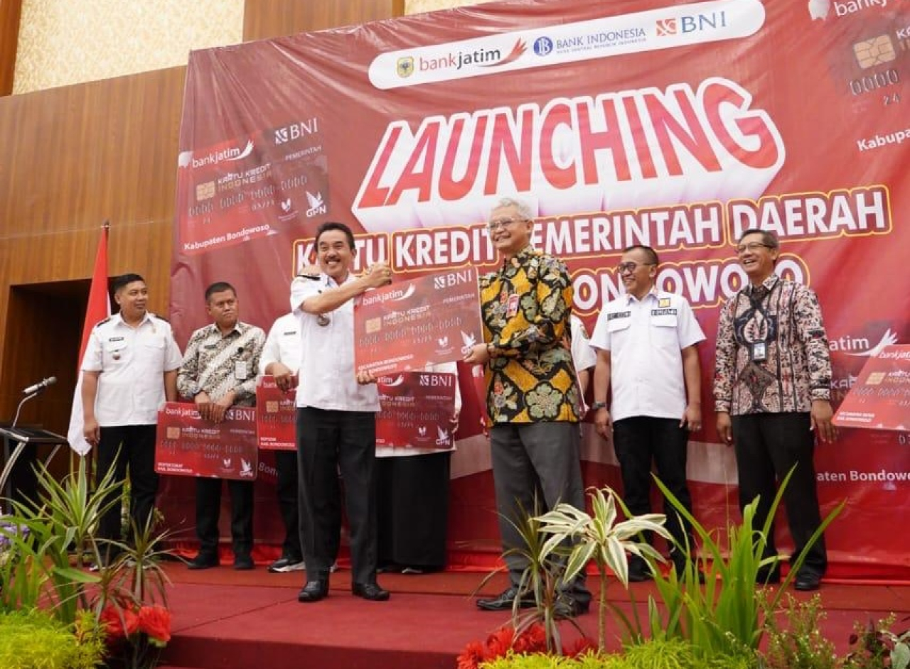 Bank Jatim Bersama Pemkab Bondowoso Launching KKPD