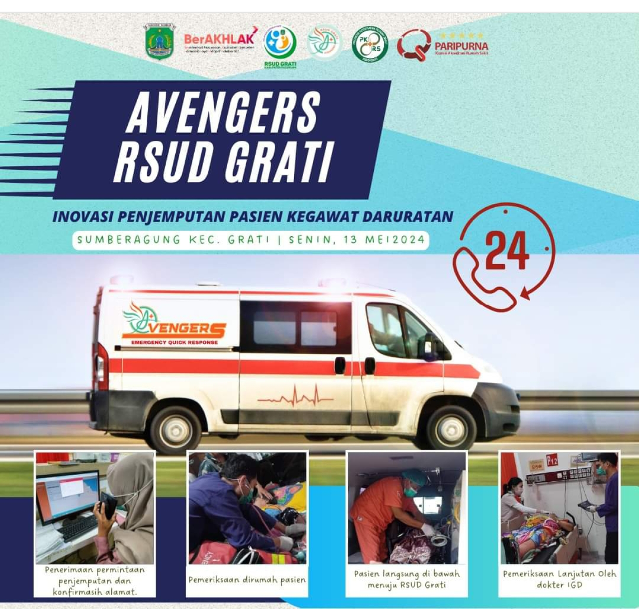 Hari Perawat Internasional, RSUD Grati Lakukan Giat Avengers 