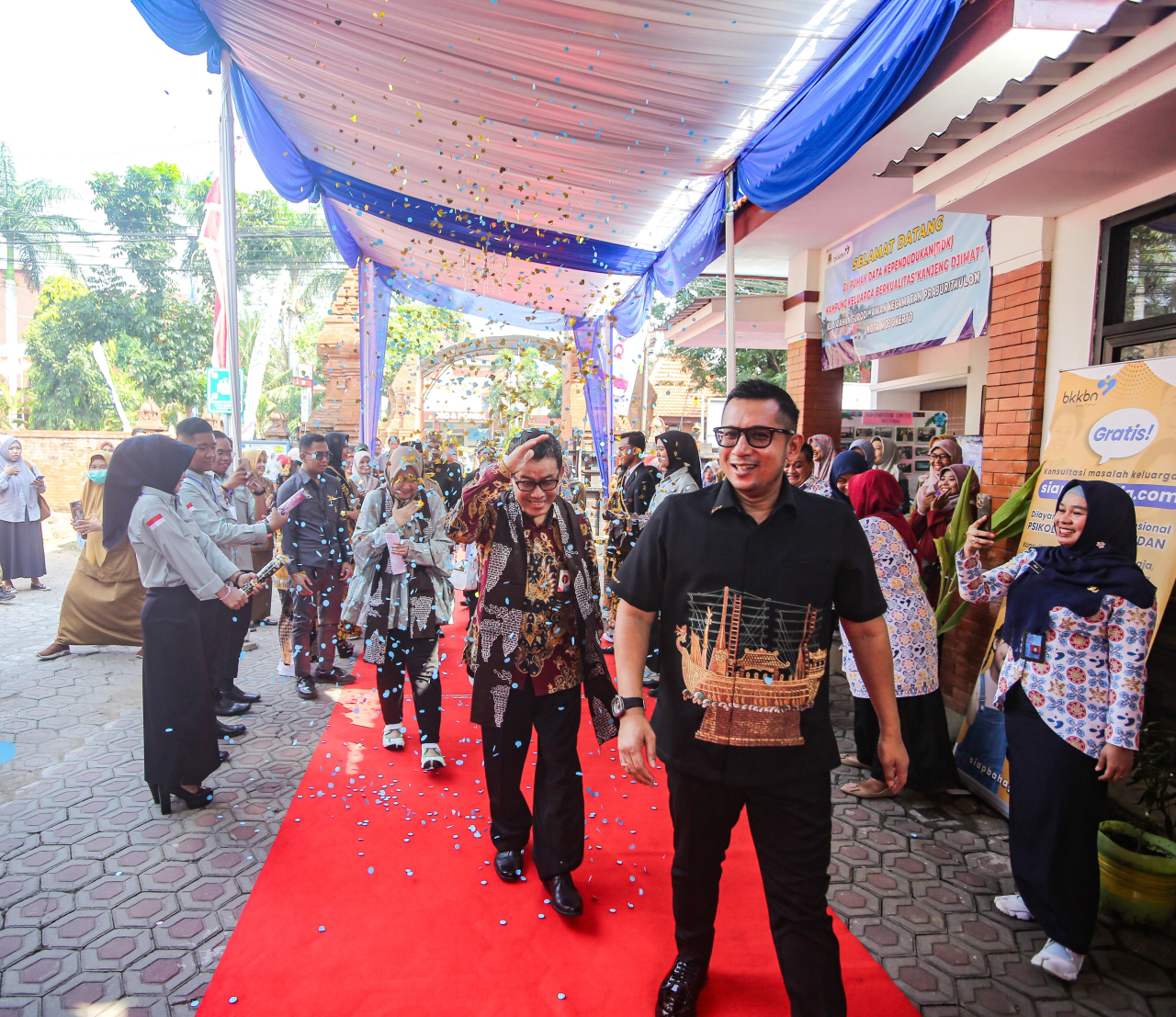 Peristiwa Tim Verifikasi Nasional Kunjungi Kampung KB Kanjeng Djimat Kota Mojokerto
