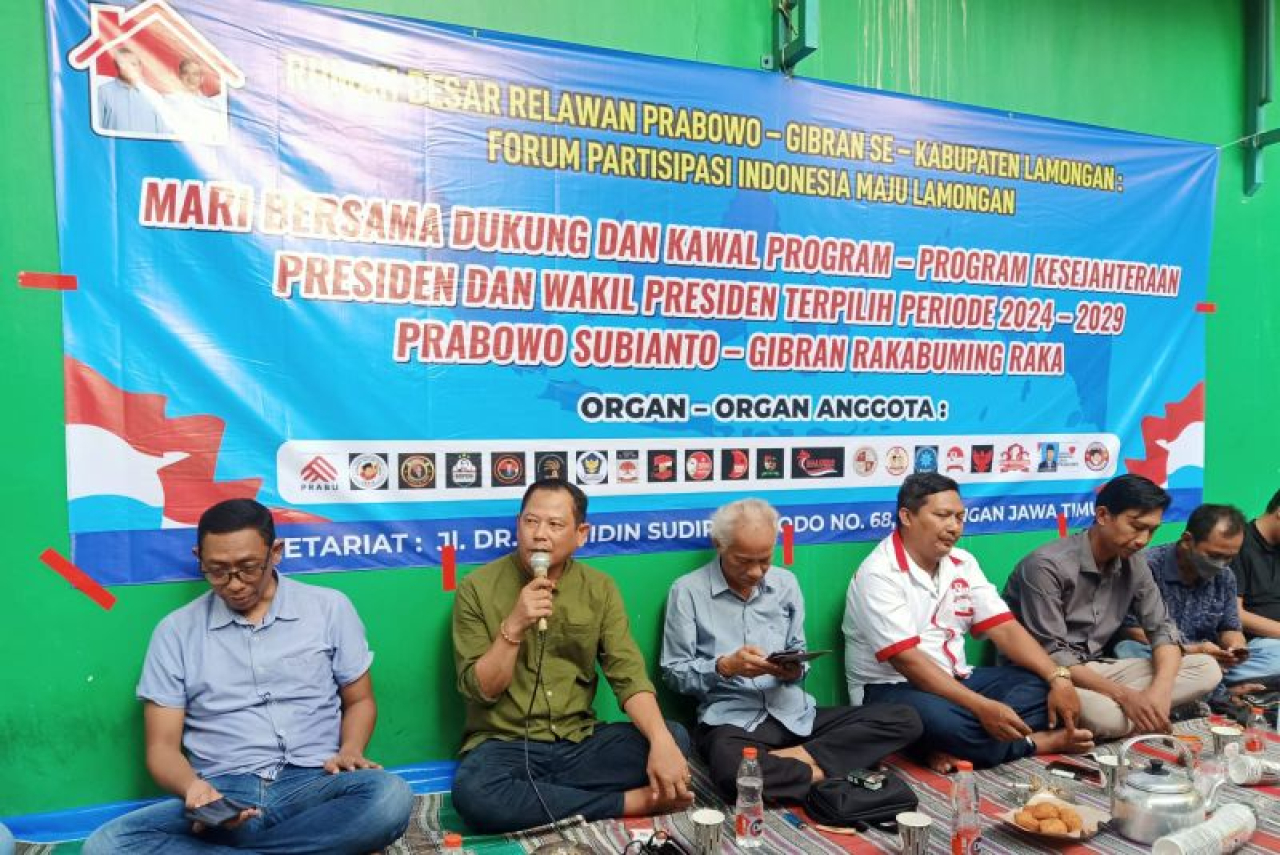 Peristiwa Kaji Ghofur Sambangi Relawan Prabowo-Gibran, Relawan Segera Bersurat ke Presiden Terpilih