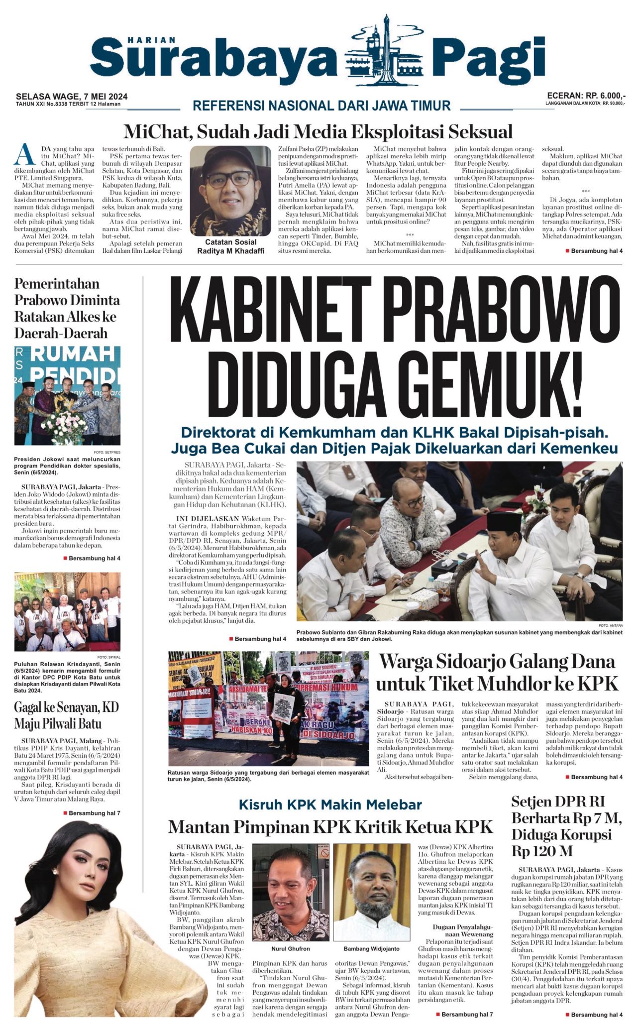 Koran Digital Surabaya Pagi 7 Mei 2024