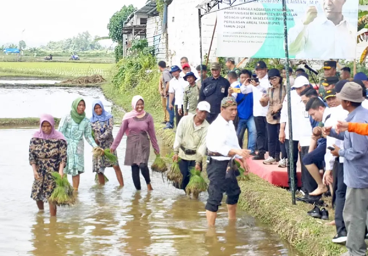 Mentan Optimis, Pulau Madura Sumber Kekuatan Swasembada Pangan