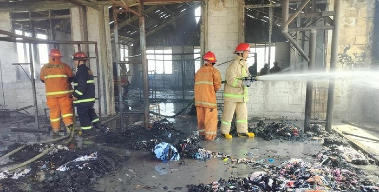 Gym di Kota Malang Terbakar, Kerugian Capai Rp 1M