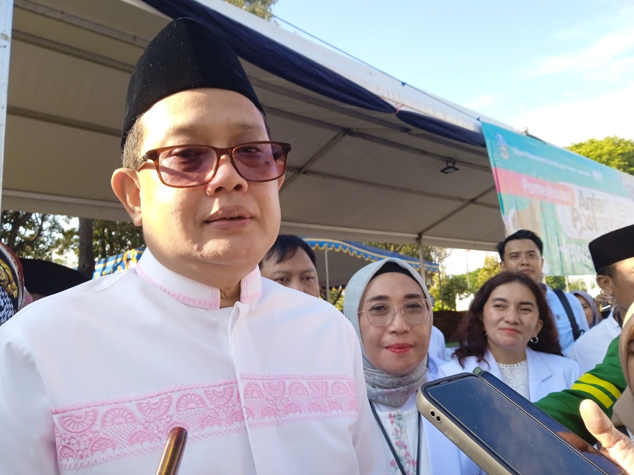Mbrebes Mili, Sapi Kurban Presiden Jokowi di Perayaan Idul Adha 1445H Masjid Al-Akbar Surabaya