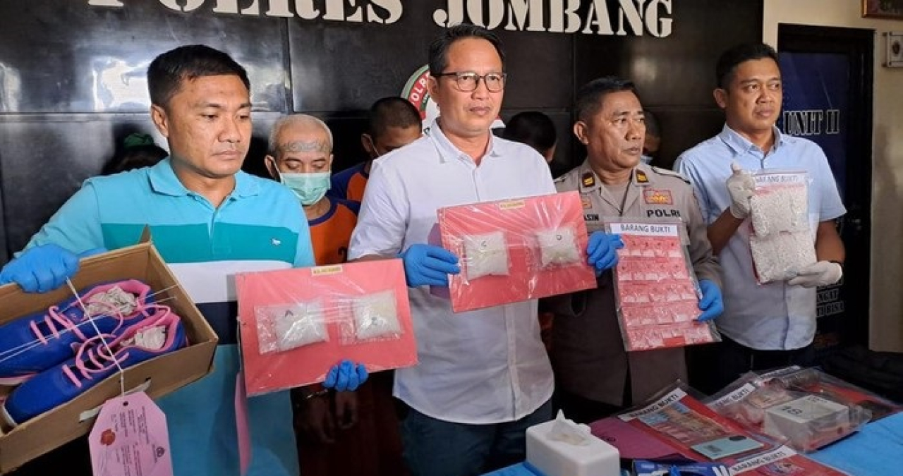 Polres Jombang Ungkap Kasus Sabu Senilai Rp 500 Juta dari Sejumlah Pelaku