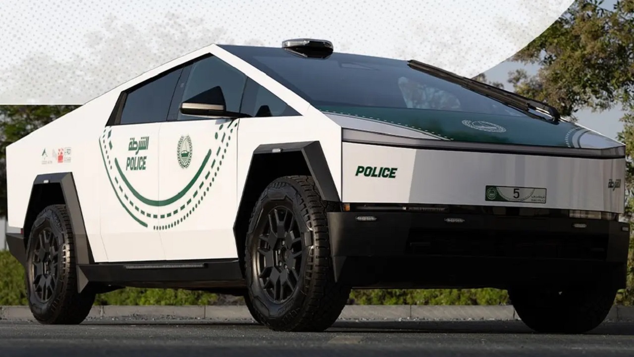 Tampil Glamor, Tesla Cybertruck Jadi Mobil Patroli Mewah Polisi di Dubai