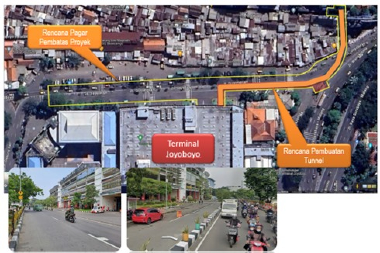 Penutupan Jalan Joyoboyo Dimulai Besok 15 Juni, Dibangun Terowongan Pejalan Kaki