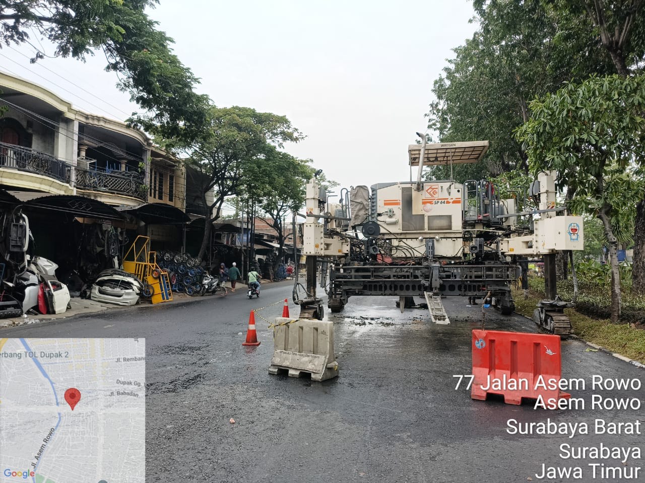 Pemkot Surabaya Prioritaskan Keamanan dan Efisiensi Lalu Lintas dalam Betonisasi Jalan Dupak