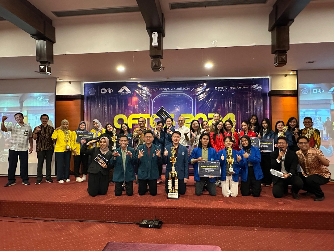 Peristiwa DJP Jatim 1 Gelar Olimpiade Pajak Pertama di Indonesia Timur: Universitas Petra Raih Juara