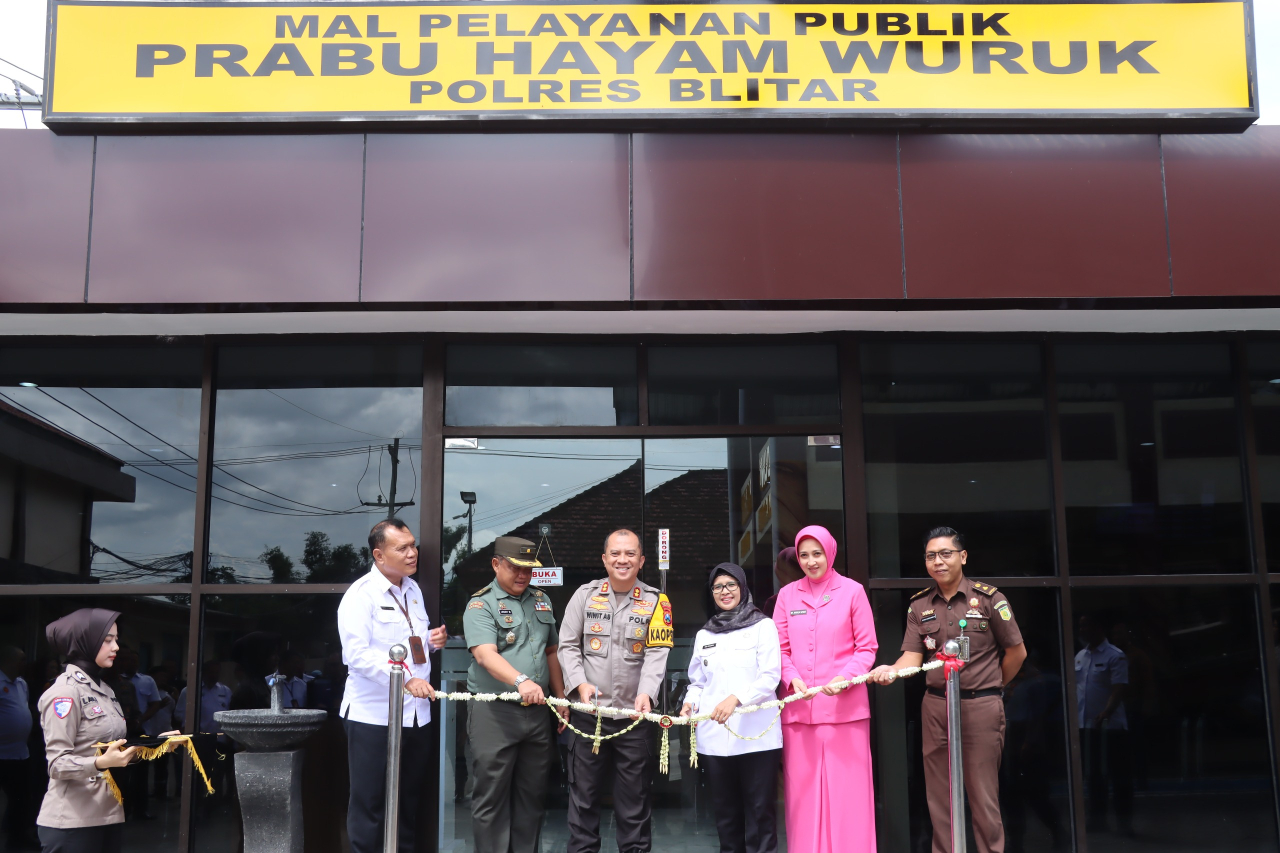 Polres Blitar Resmikan MPP Prabu Hayam Wuruk guna Tingkatkan Pelayanan Publik