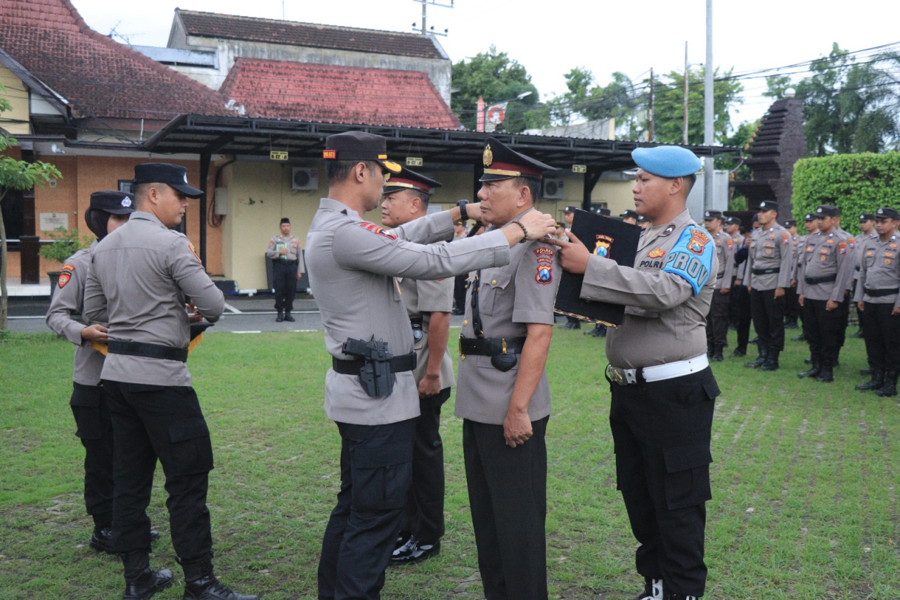 Peristiwa Kapolres Blitar Kota Lakukan Sertijab Kasat Reserse Narkoba