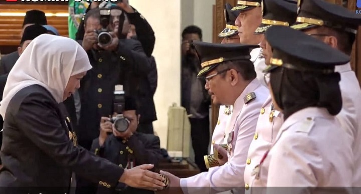 Andriyanto Pj Bupati Pasuruan Resmi Dilantik Gubernur Khofifah