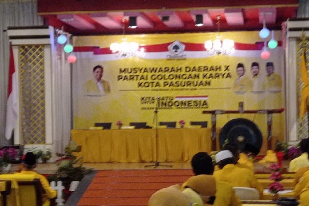 H Toyib Terpilih Sebagai Ketua DPD Golkar Kota Pasuruan